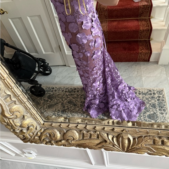 Bronx and Banco Purple Floral Maxi Dress - Picture 8 of 8